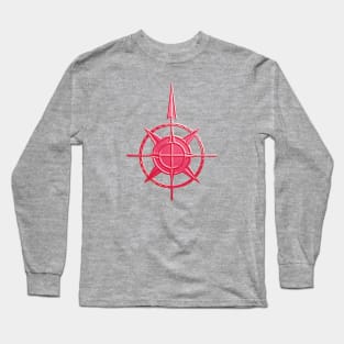 Pointing The Way - compass symbol Long Sleeve T-Shirt